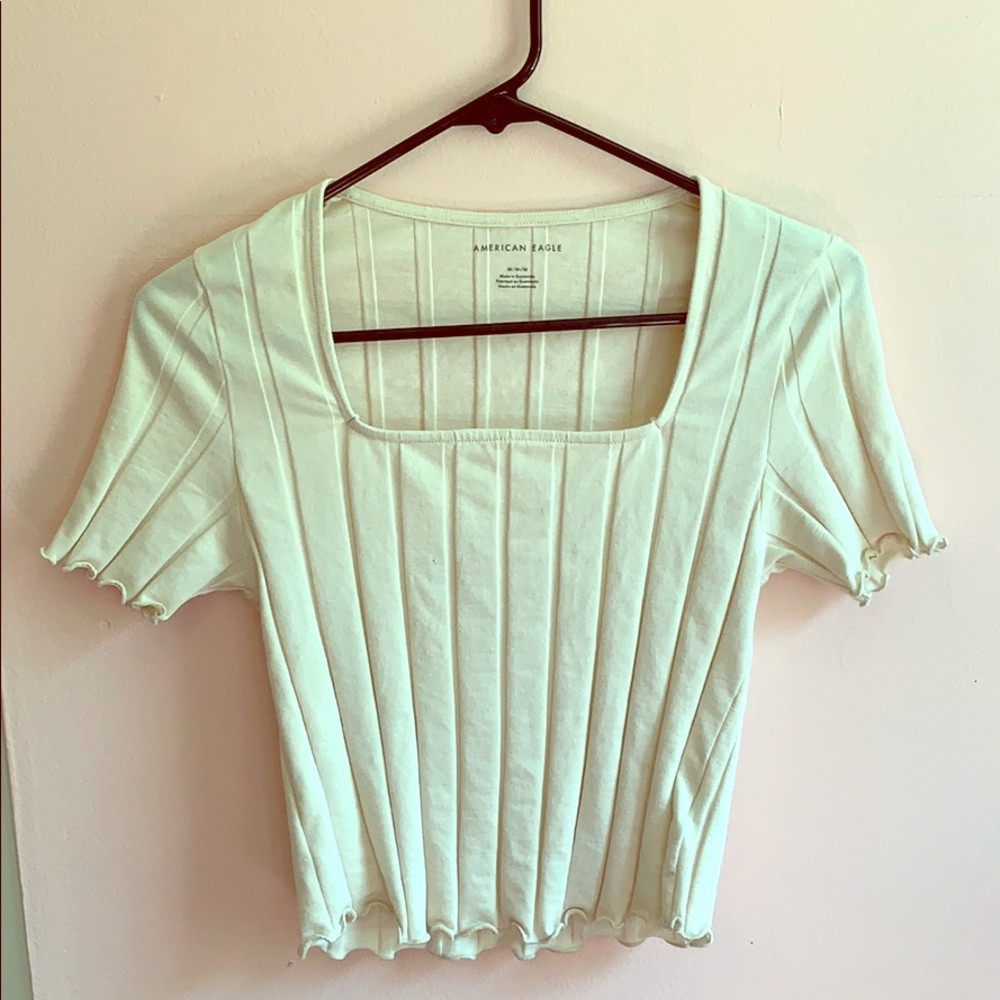 Vanilla spring crop top (never worn)